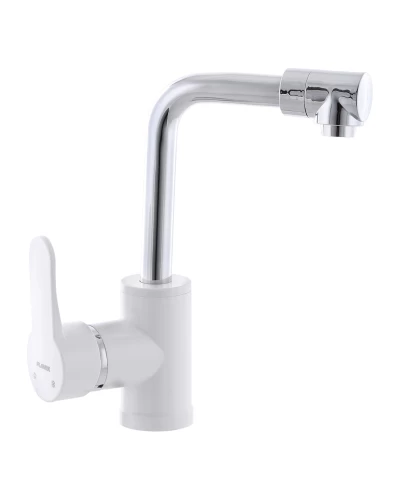Смеситель для кухни PLAMIX Mario-001 White (без подводки) (PM0556)