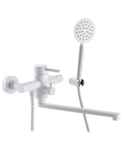 Смеситель для ванны MIXXUS SUS-006 (EURO) WHITE из нерж. стали SUS304 (MI5756)
