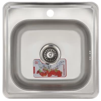 Кухонная мойка ZERIX Z4848-06-160E (satin) (ZM0557)