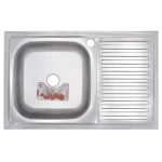Кухонная мойка ZERIX Z8050L-08-180E (SATIN) (ZS0595)