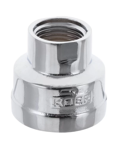 Муфта редукційна 1/2"х1" (хром) KOER KF.C0610.CHR (KF0119)
