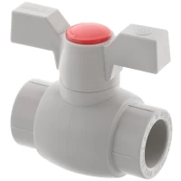 Кран шаровой PPR КШ KOER (бабочка) для горячей воды 25 (KOER K0182.PRO) (KP0235)