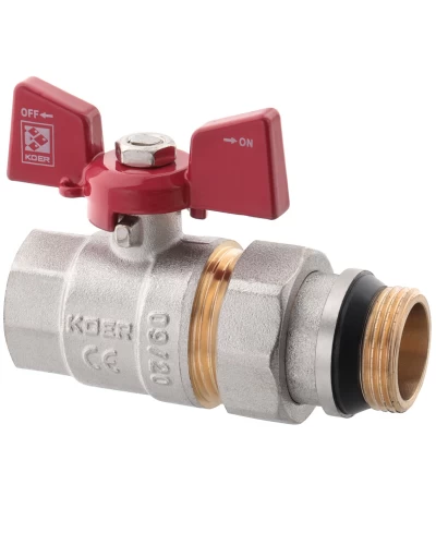Кран з американкою 3/4" "антіпротечка" (KOER KR.227-Gi) (KR0191)