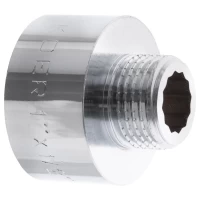 Переходник (коннектор) 1/2 "х1" (хром) KOER KF.A0610.CHR (KF0135)