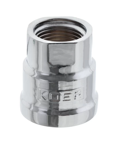 Муфта редукційна 1/2"x3/8" (хром) KOER KF.C0406.CHR (KF0121)