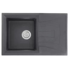 Мойка кухонная HAIBA HB8104-G228 GRAY 780x500x200 (HB0988)