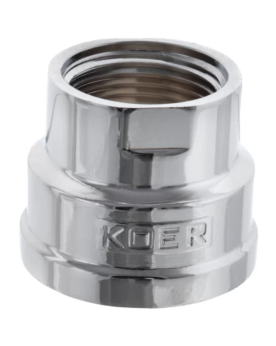 Муфта редукционная 1"х1-1/4" (хром) KOER KF.C1012.CHR (KF0123)
