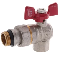 Кран с американкой 1/2" "антипротечка"(KOER KR.228-Gi) угловой (KR0196)