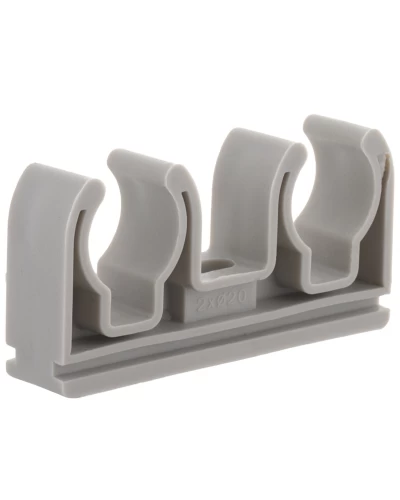Двойной крепеж для PPR трубы 20 KOER K0080.PRO (KP0096)