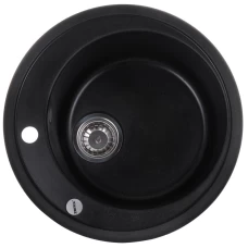 Кухонная мойка ZERIX ZS-510R-14 Черный металлик (ZX4538)