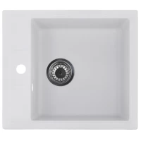 Кухонная мойка ZERIX ZS-4651S-01 Белая (ZX4563)