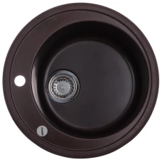 Кухонная мойка ZERIX ZS-510R-12 Коричневая (ZX4536)
