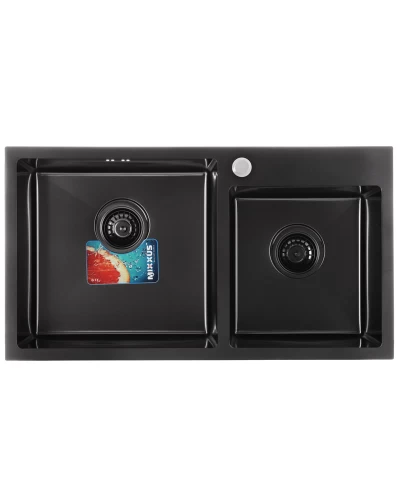 Мойка MIXXUS MX7843-220x1.0-PVD-BLACK (MX0565)