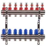 Коллекторный блок с расходомерами KOER KR.1110-08 1"x8 WAYS (KR2645)