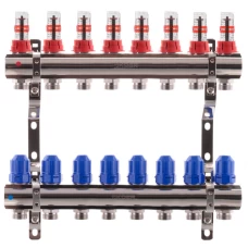 Коллекторный блок с расходомерами KOER KR.1110-08 1"x8 WAYS (KR2645)