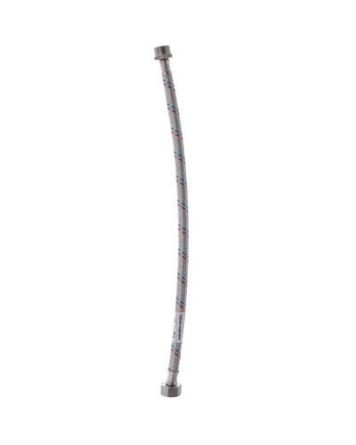 Гибкий шланг для подключения воды Гайка 1/2'' - Штуцер 1/2'' (40 см) ZERIX (ZX1561)