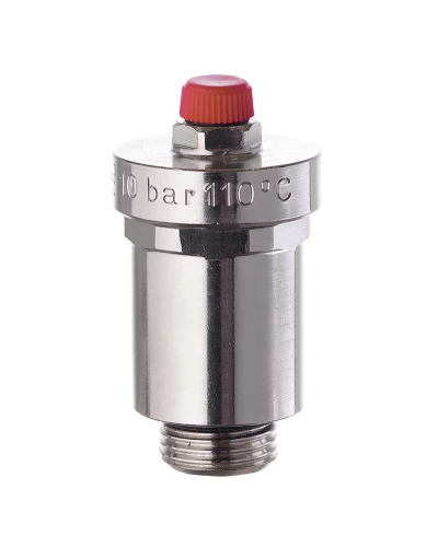 Воздухоотводчик автоматический Roho R1301-050N - 1/2" Н (никель) (RO0138)