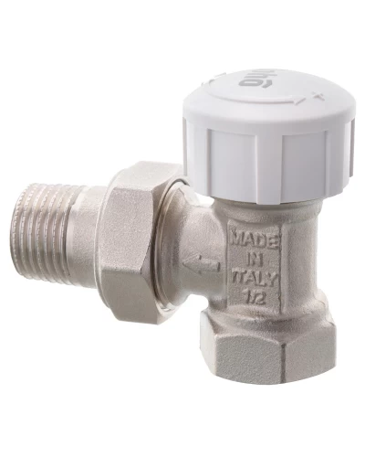 Кран радиаторный термостатический Roho R5150-050 - 1/2" (М30х1.5) (угловой) (RO0122)