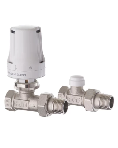 Комплект для подключения радиатора Roho R5160-050K - 1/2" прямой (RO0118)