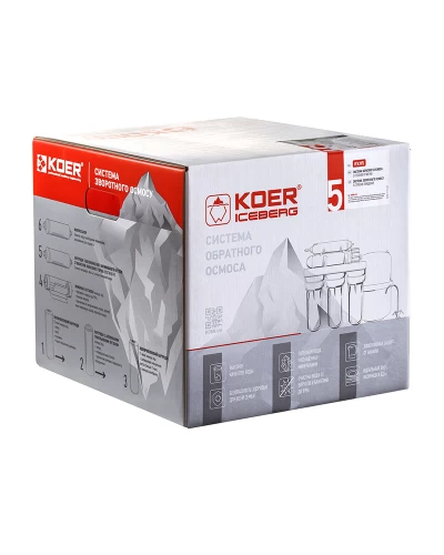 Система зворотного осмосу KOER KV.05 ICEBERG 5 (KR3145)