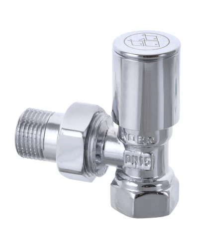 Кран для полотенцесушителя угловой KOER KR.531 - 1/2" (Продается по 2 шт.) (KR3073)