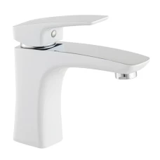 Смеситель для умывальника MIXXUS PREMIUM PATRICK 001 ГАЙКА (WHITE) (MI5853)