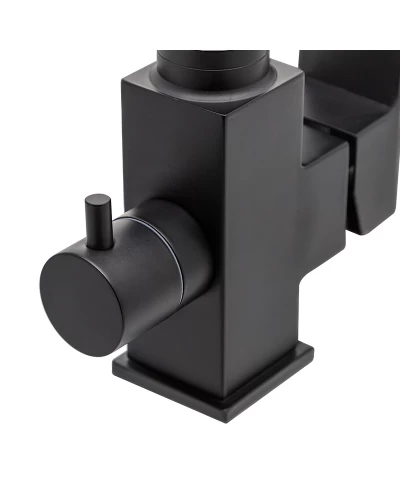 Смеситель для кухни MIXXUS KUB-021 Черный с выходом для питьевой воды (MI5865)