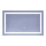 Зеркало Mixxus Warm MR02-100x60 (часы, LED-подсветка, антизапотевка) (MI6003)