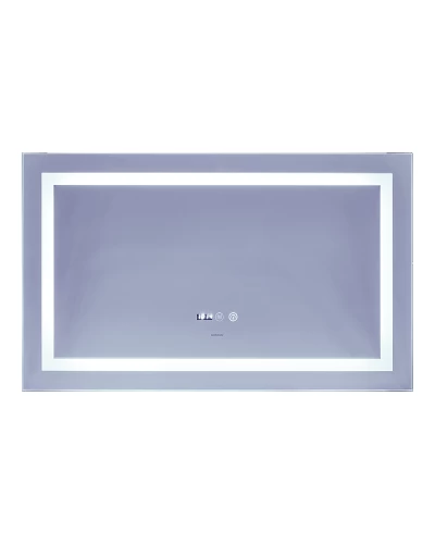 Дзеркало Mixxus Warm MR02-100x60 (годинник, LED-підсвічування, антизапотівання) (MI6003)