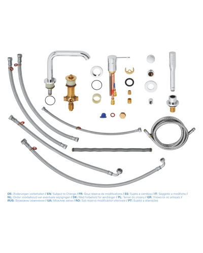 Смеситель на борт ванны на 4 отверстия Grohe Essence New (19578001)