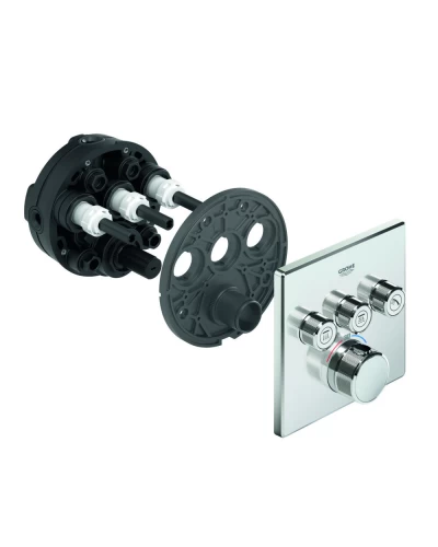 Термостат прихованого монтажу на 3 споживача Grohe Grohtherm SmartControl (29126000)