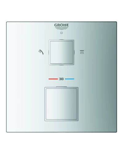 Термостат скрытого монтажа на 2 потребителя Grohe Grohtherm Cube (24154000)