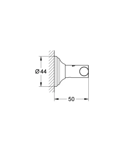 Крючок для халата Grohe Essentials Authentic (40656001)