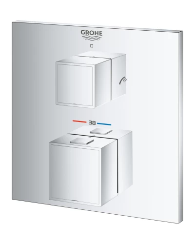 Термостат прихованого монтажу на 2 споживача Grohe Grohtherm Cube (24155000)