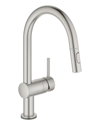 Сенсорный смеситель для кухни с выдвижным изливом Grohe Minta Touch (31358DC2)