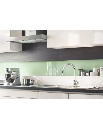Смеситель для кухни с выдвижным изливом Grohe Eurosmart Cosmopolitan (31481001)