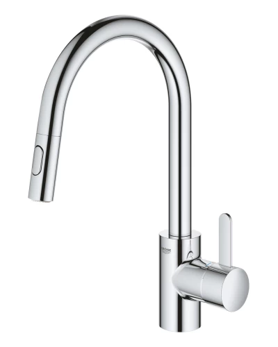 Смеситель для кухни с выдвижным изливом Grohe Eurosmart Cosmopolitan (31481001)