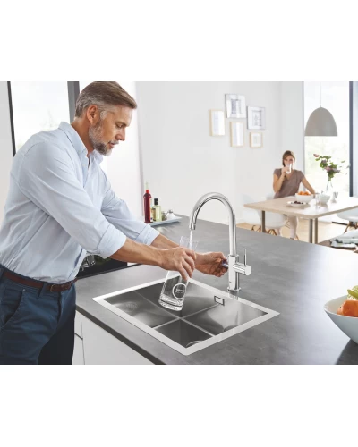Система фильтров для питьевой воды со смесителем Grohe Blue Home Connected (31455001)