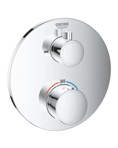 Термостат прихованого монтажу на 2 споживача Grohe Grohtherm Convent. Concealed (24077000)