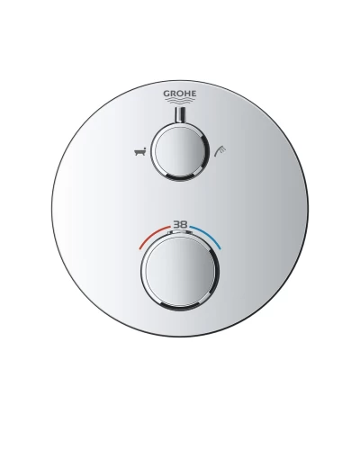 Термостат прихованого монтажу на 2 споживача Grohe Grohtherm Convent. Concealed (24077000)