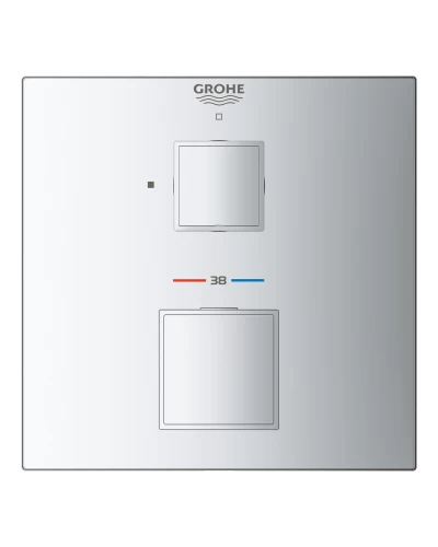 Термостат скрытого монтажа для 1 потребителя Grohe Grohtherm Cube (24153000)