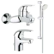 Набор смесителей Grohe Euroeco для ванной (123226S).