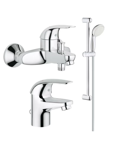 Набор смесителей Grohe Euroeco для ванной (123226S).