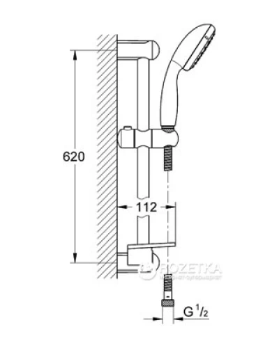 Набір змішувачів Grohe Eurosmart M-Size (123248MK)