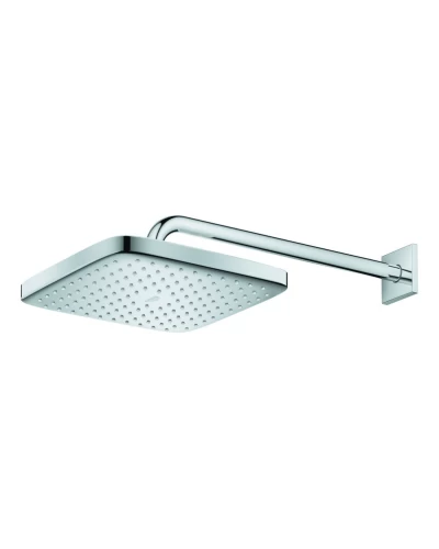 Верхний душ с настенным кронштейном Grohe Tempesta Cube (26687000)