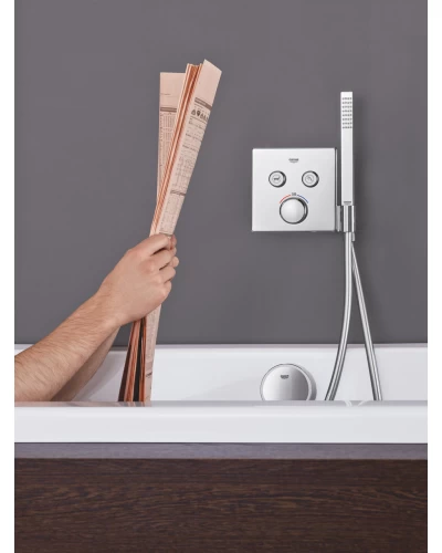 Термостат прихованого монтажу на 2 споживача Grohe Grohtherm SmartControl (29125000)