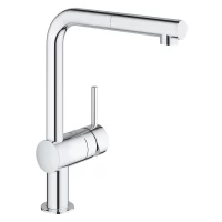 Змішувач для кухні з висувним виливом Grohe Minta (32168000)