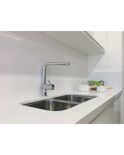 Змішувач для кухні з висувним виливом Grohe Minta (32168000)