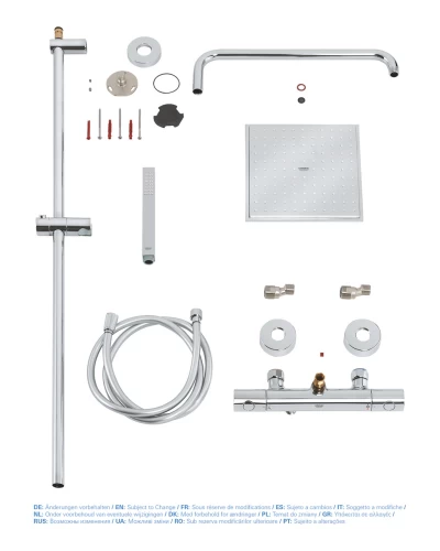 Душевая система с термостатом для душа Grohe Euphoria System (26187000)