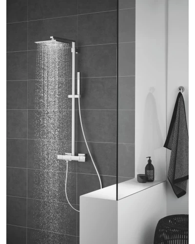 Душевая система с термостатом для душа Grohe Euphoria Cube System (26087000)